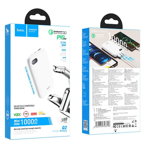 Hoco Q2 10000mAh PD20W LED Mini Power Bank